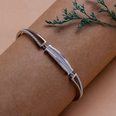 925 Silver Adjustable Kada Bracelet